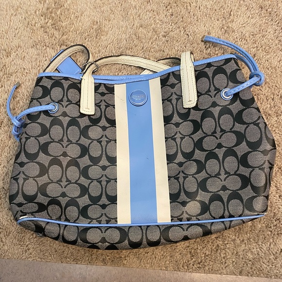 Coach purse with shoulder straps - Picture 2 of 8